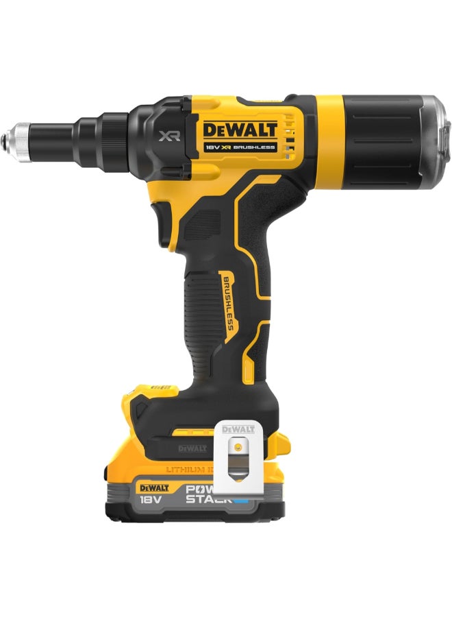 ديوالت طقم أدوات البرشمة بدون فرش ببطارية باورستاك 18 فولت XR 1.7 أمبير أسود وأصفر 8.5 x 11.2 x 22.1 سم DCF403E1T-GB - Image 3